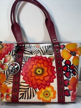ANUSCHKA CALCUTTA INDIA-NWT $328.00            MASTERPIECE PAINTING TOOK 8 WEEKS